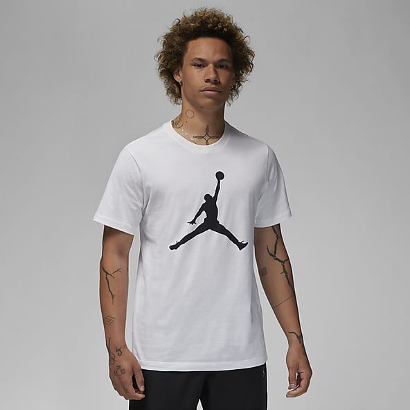 Air jordan t shirt white shop